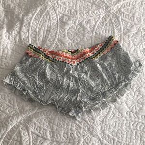 Vintage tie dye bootie shorts